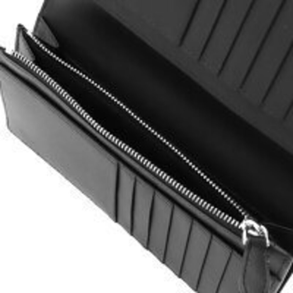 Burberry CC Check Bifold Black Beige Wallet - Picture 1 of 5